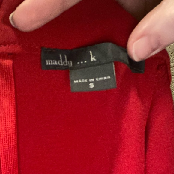 Red Cocktail Dress - Picture 3 of 3